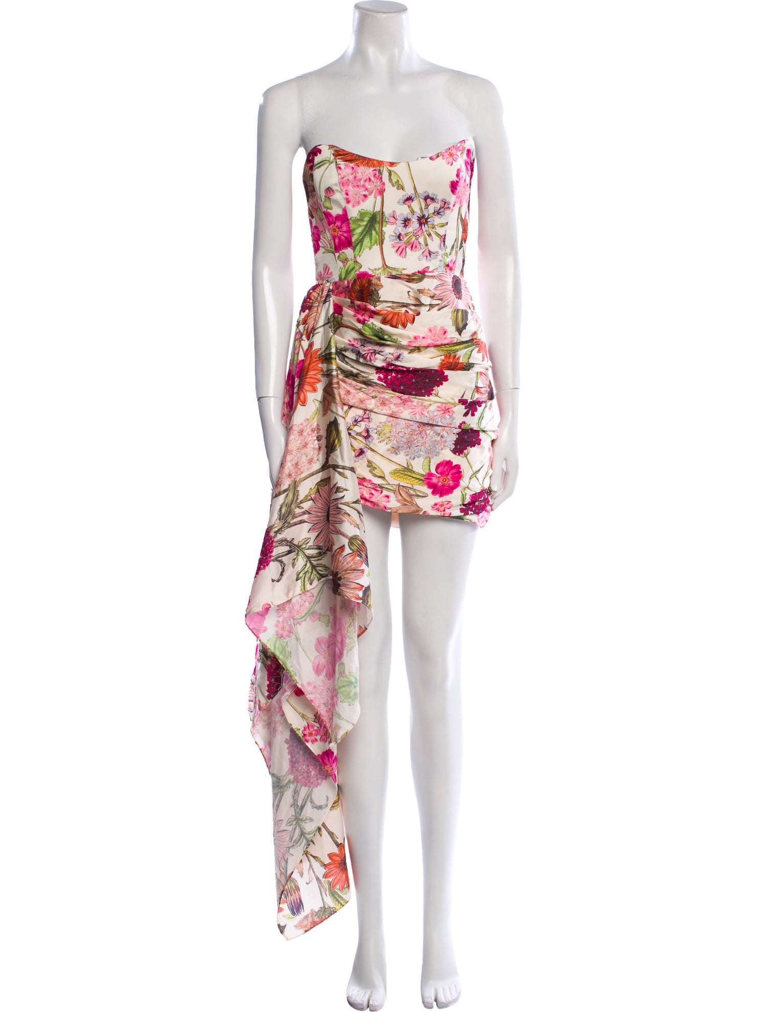 Katie May Floral Print Midi Length Dress