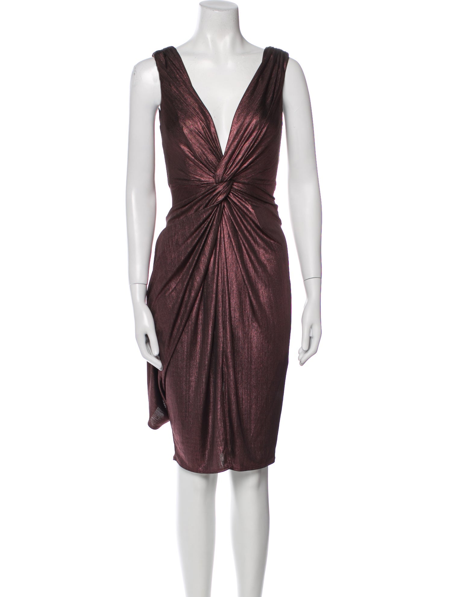Katie May V-Neck Knee-Length Dress