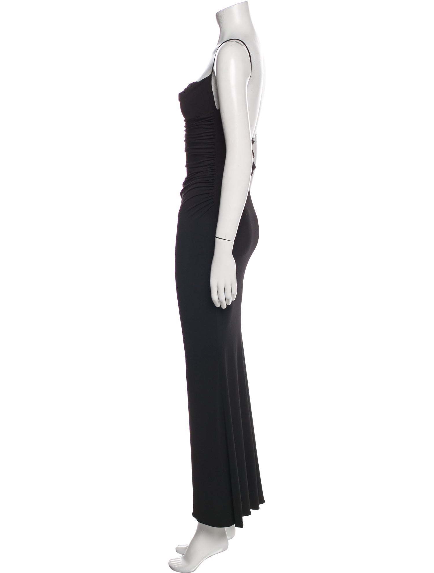 Katie May Square Neckline Long Dress