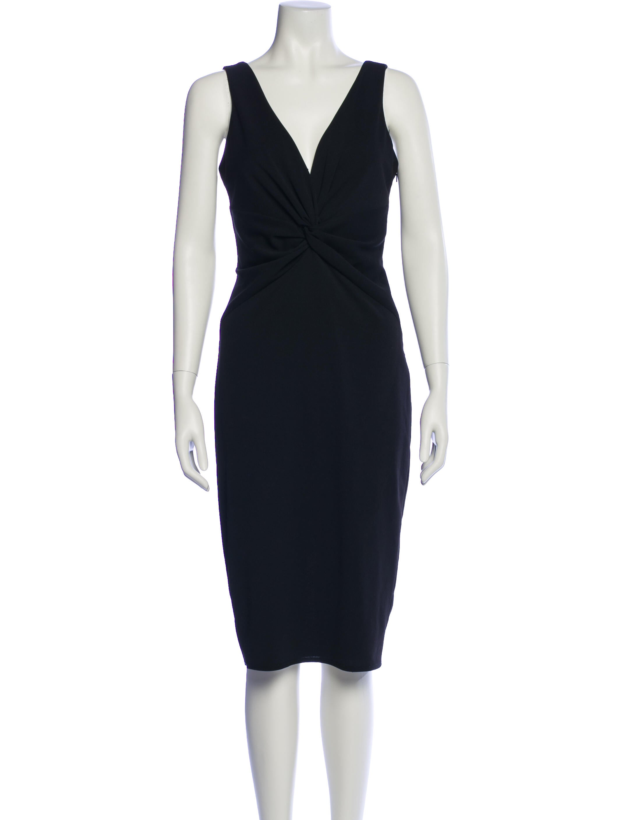 Katie May V-Neck Knee-Length Dress