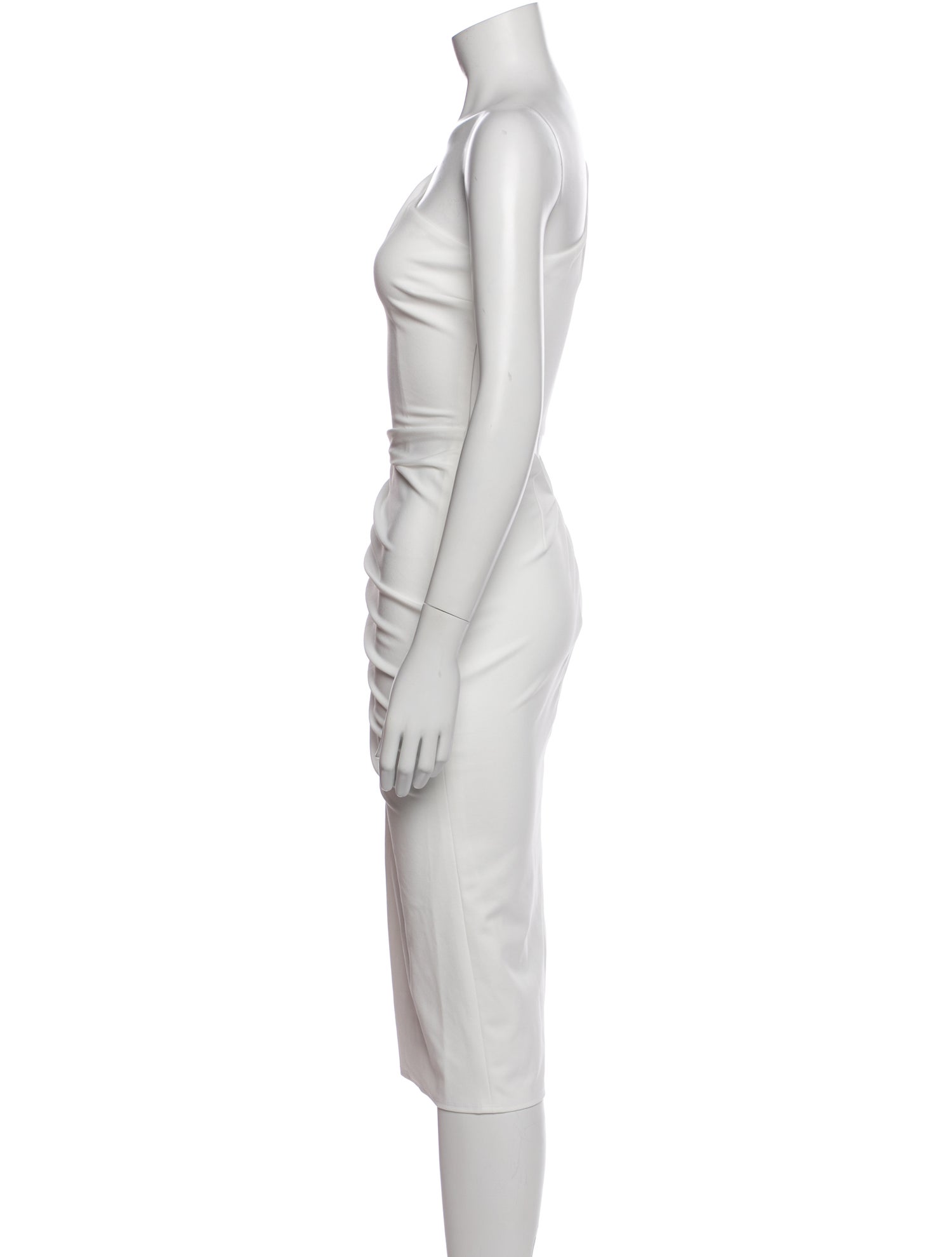 Katie May One-Shoulder Midi Length Dress