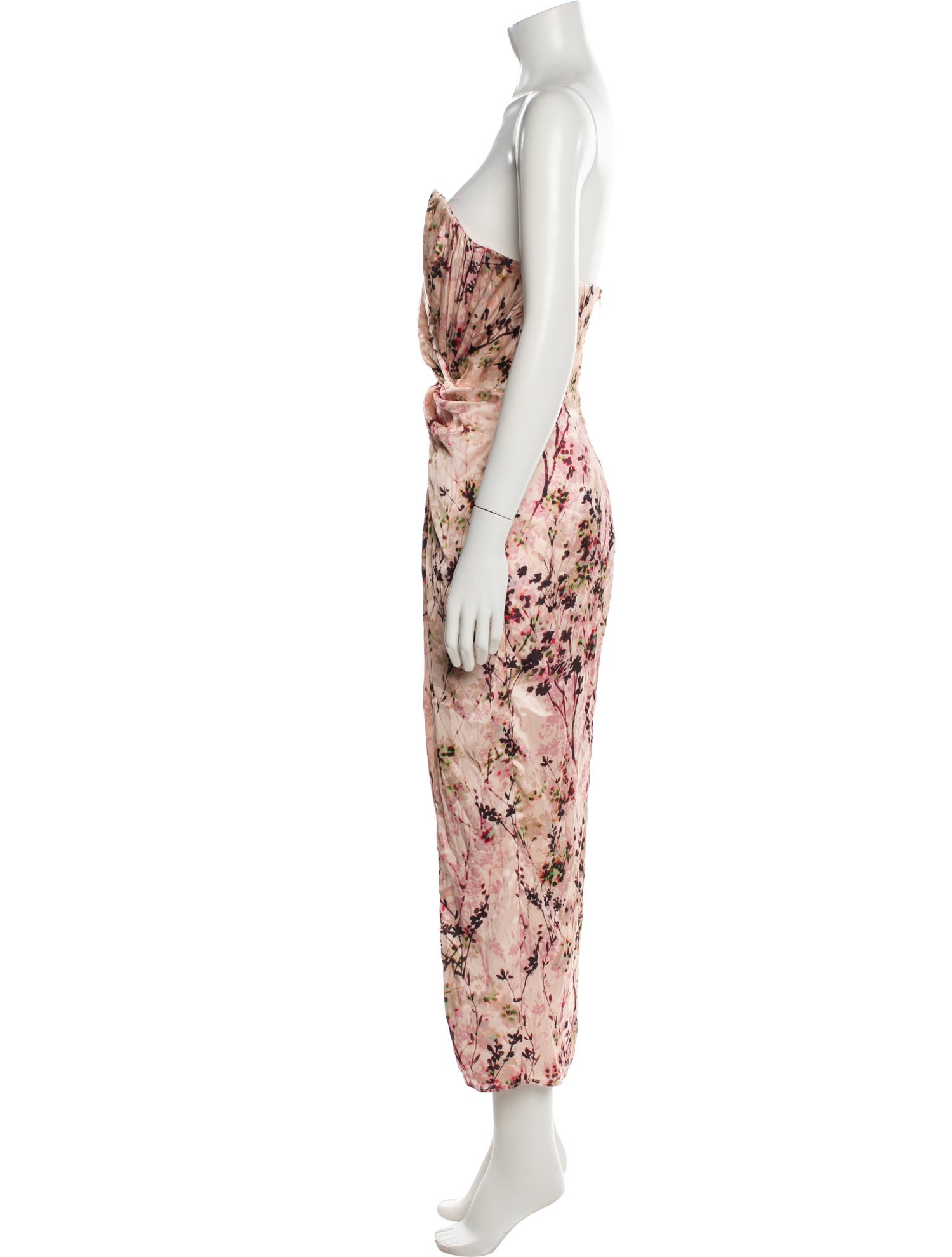 Katie May Floral Print Midi Length Dress