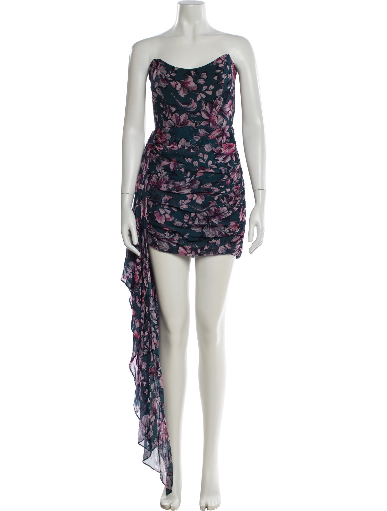 Katie May Floral Print Long Dress