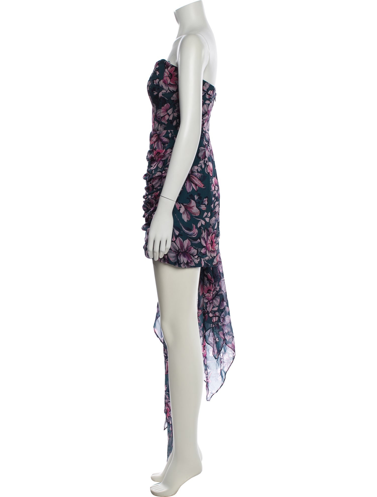 Katie May Floral Print Long Dress