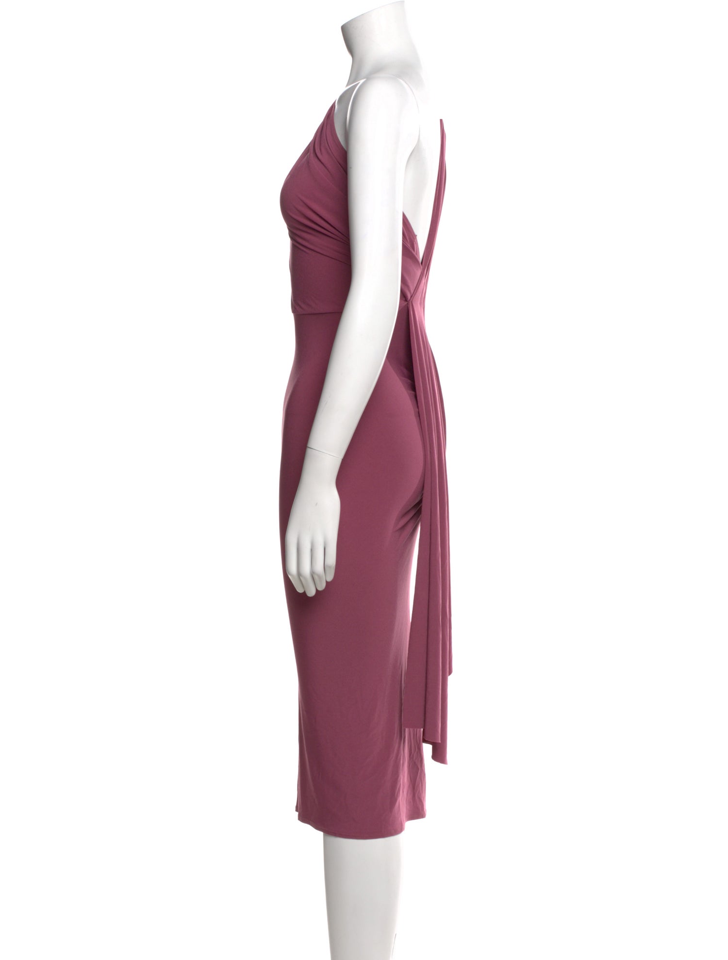 Katie May One-Shoulder Midi Length Dress