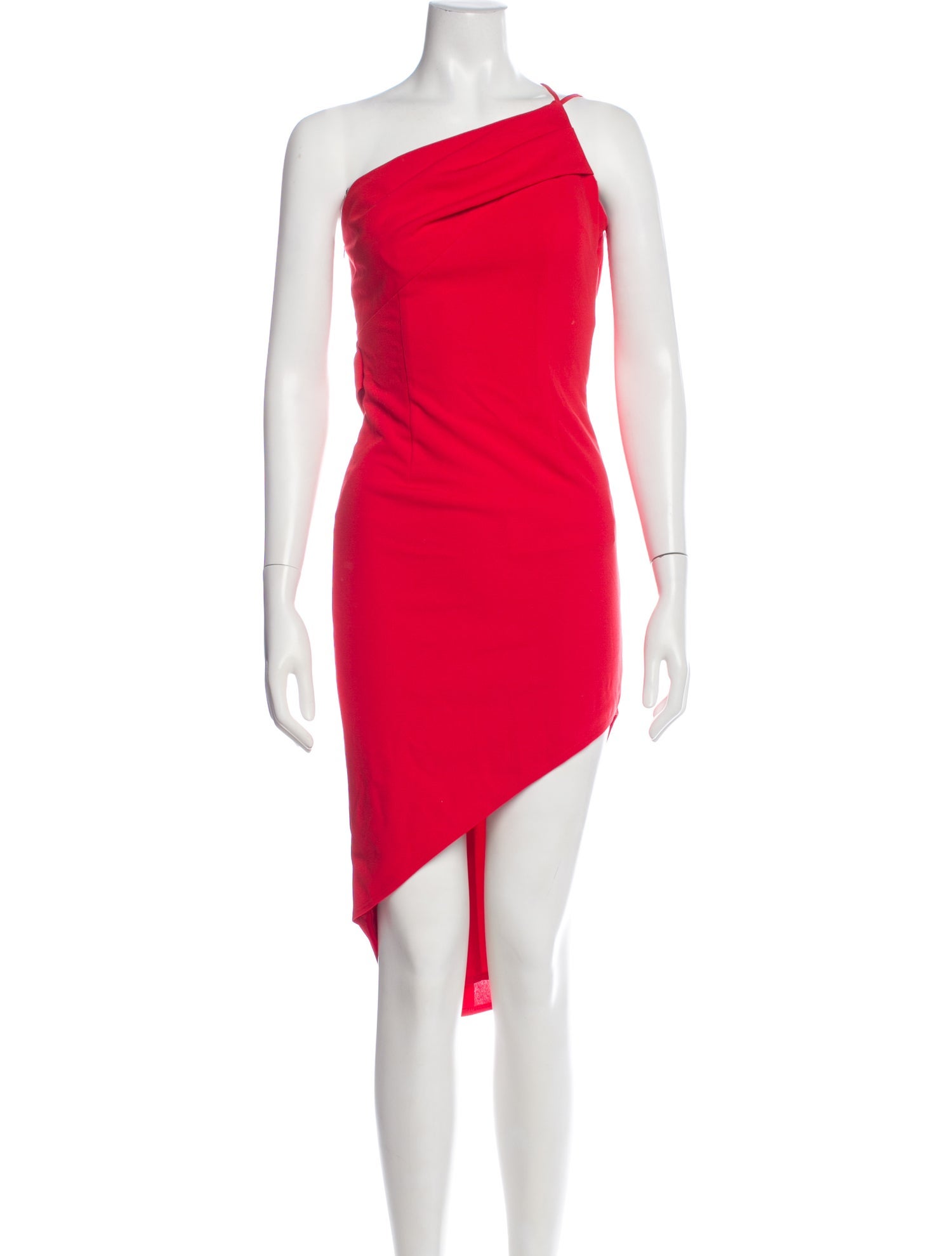 Katie May One-Shoulder Midi Length Dress