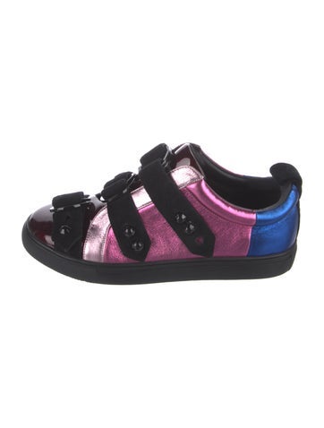 Kat Maconie Sneakers Leather Colorblock Pattern 6