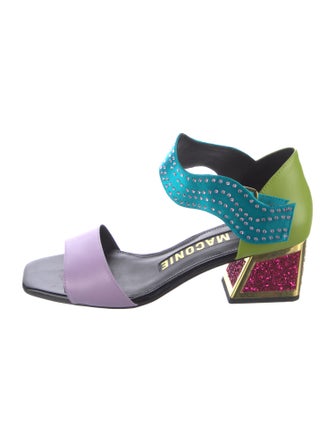 Kat Maconie Patterned Leather Sandals