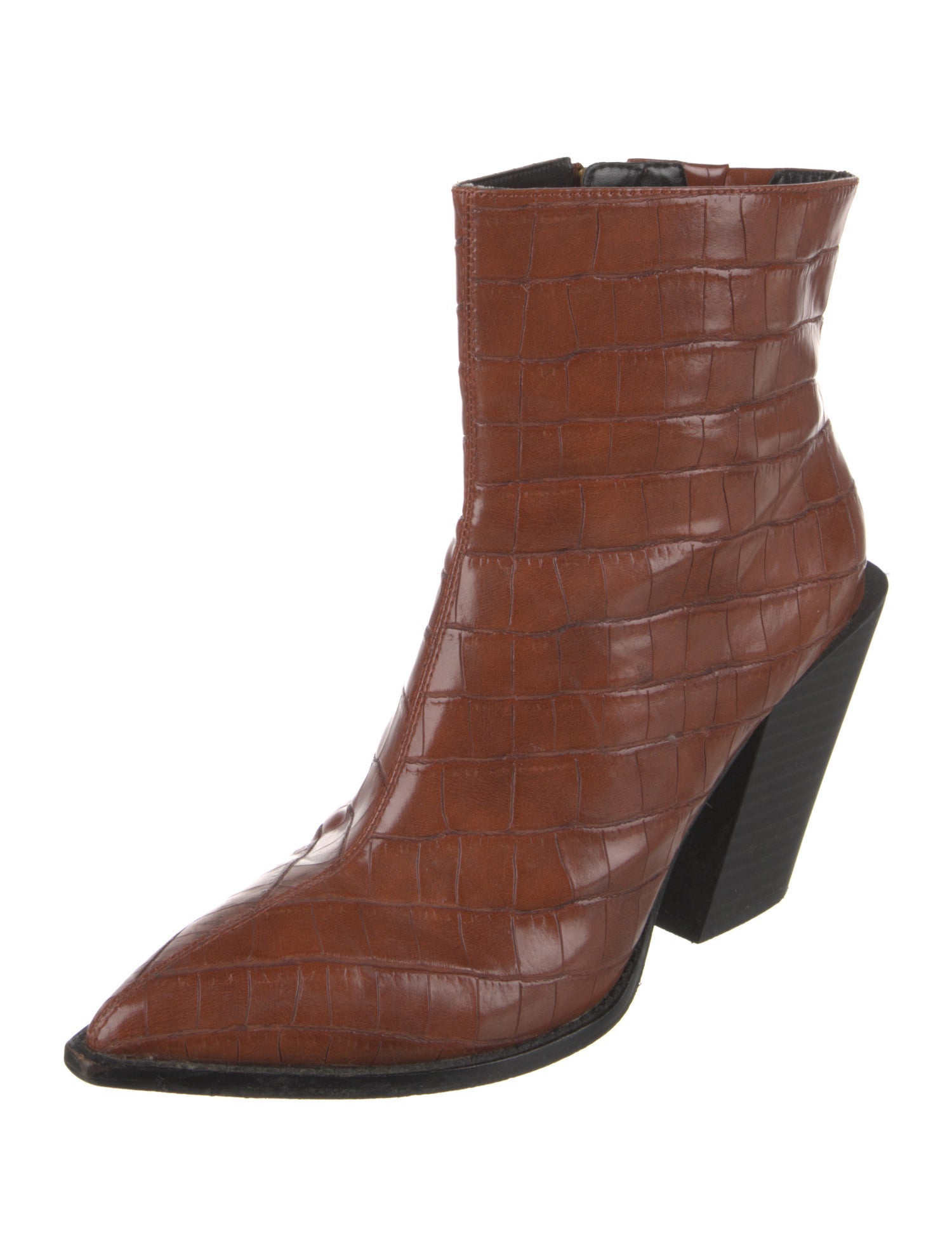 Kat Maconie Embossed Leather Boots