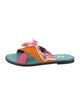 Kat Maconie Leather Printed Slides