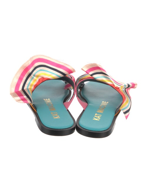 Kat Maconie Leather Printed Slides