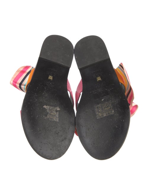 Kat Maconie Leather Printed Slides