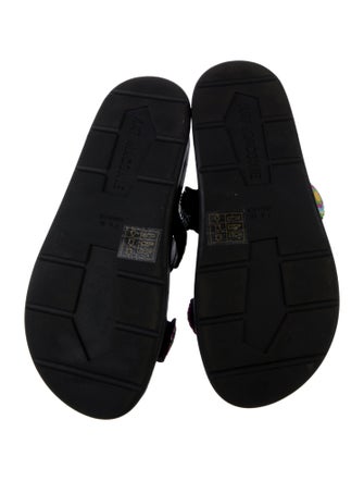 Kat Maconie Leather Patterned Slides