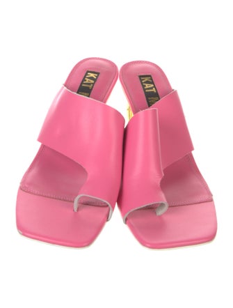 Kat Maconie Leather Slides
