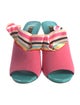 Kat Maconie Leather Striped Slides