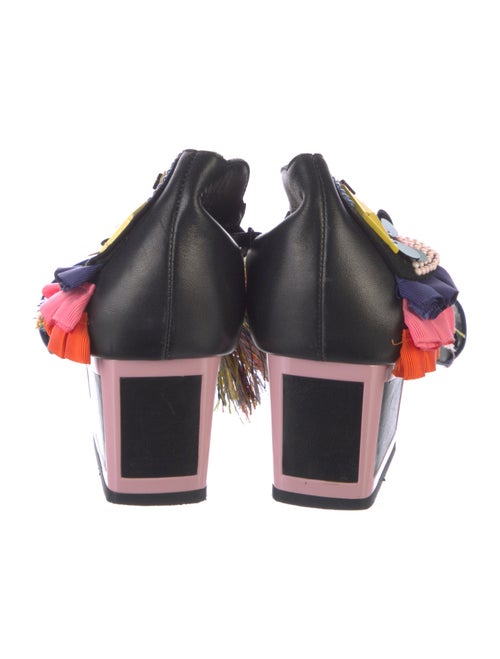 Kat Maconie Leather Printed Slingback Sandals