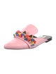 Kat Maconie Leather Beaded Accents Mules