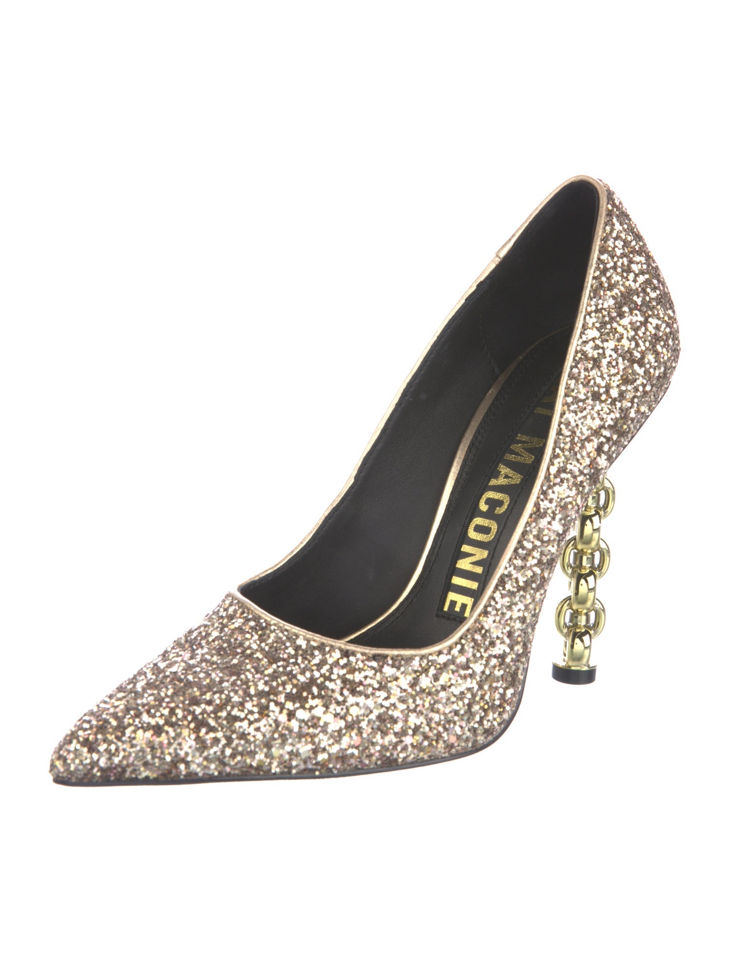 Kat Maconie Glitter Patterned Pumps