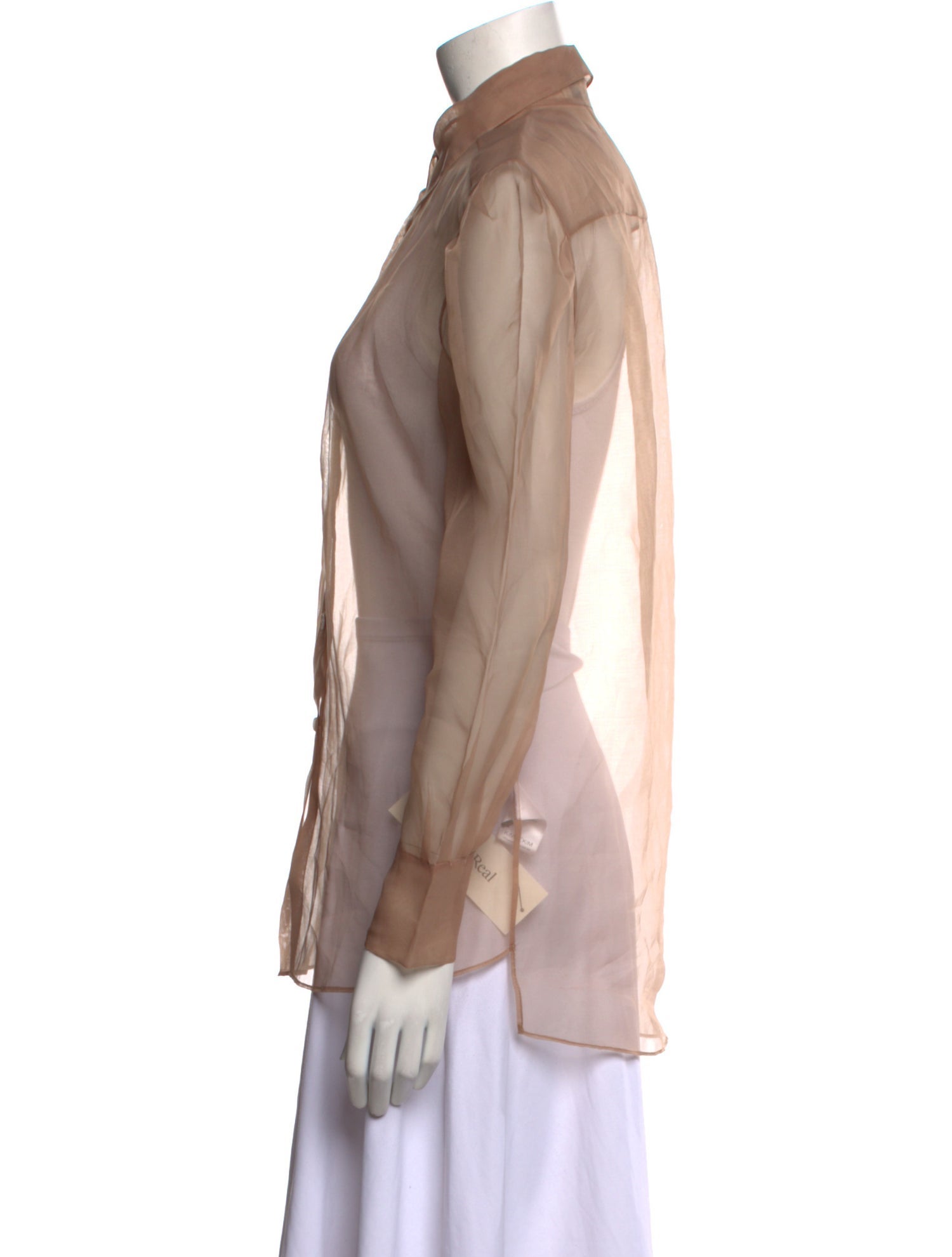 KIMHĒKIM Long Sleeve Button-Up Top