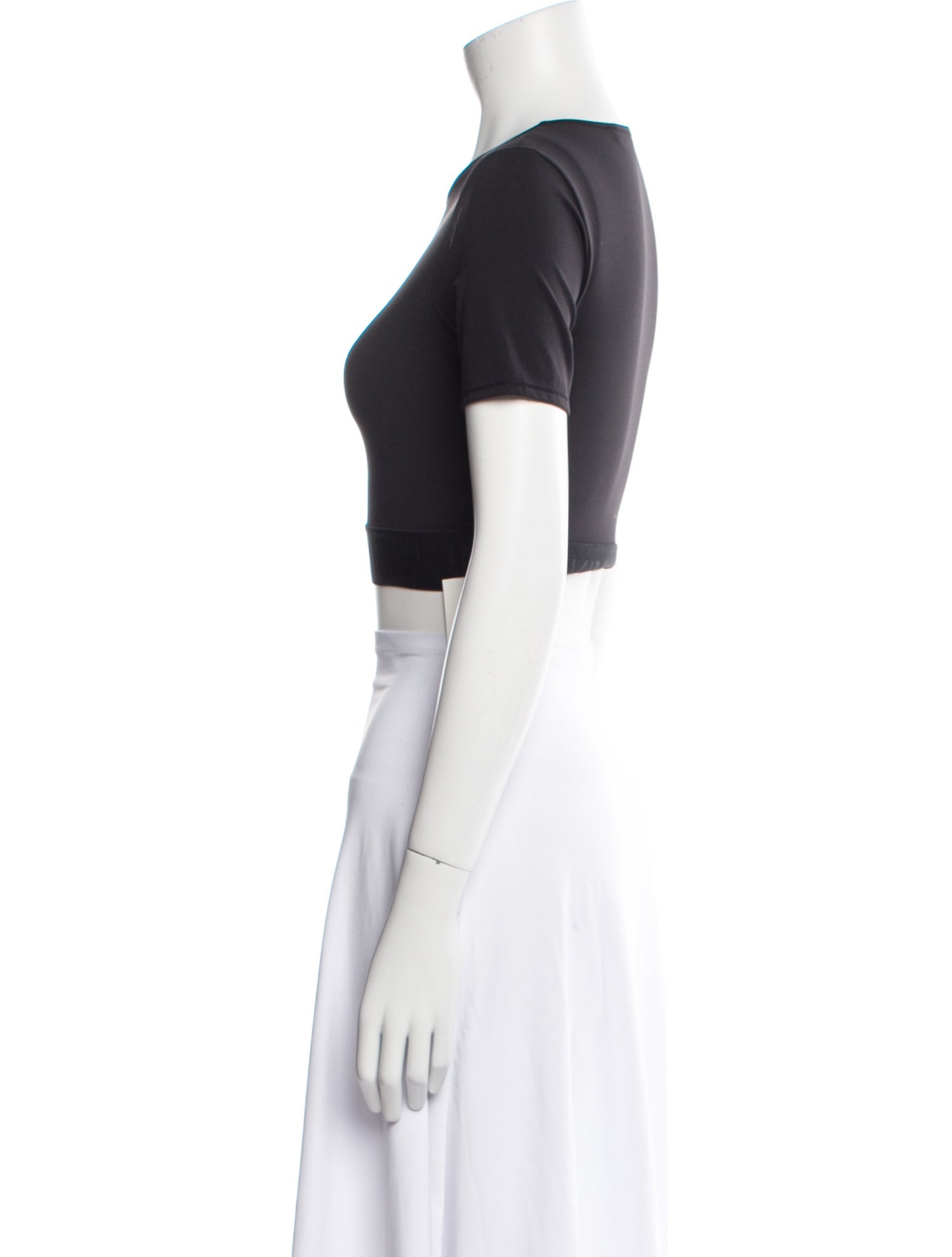 KIMHĒKIM Crew Neck Short Sleeve Crop Top