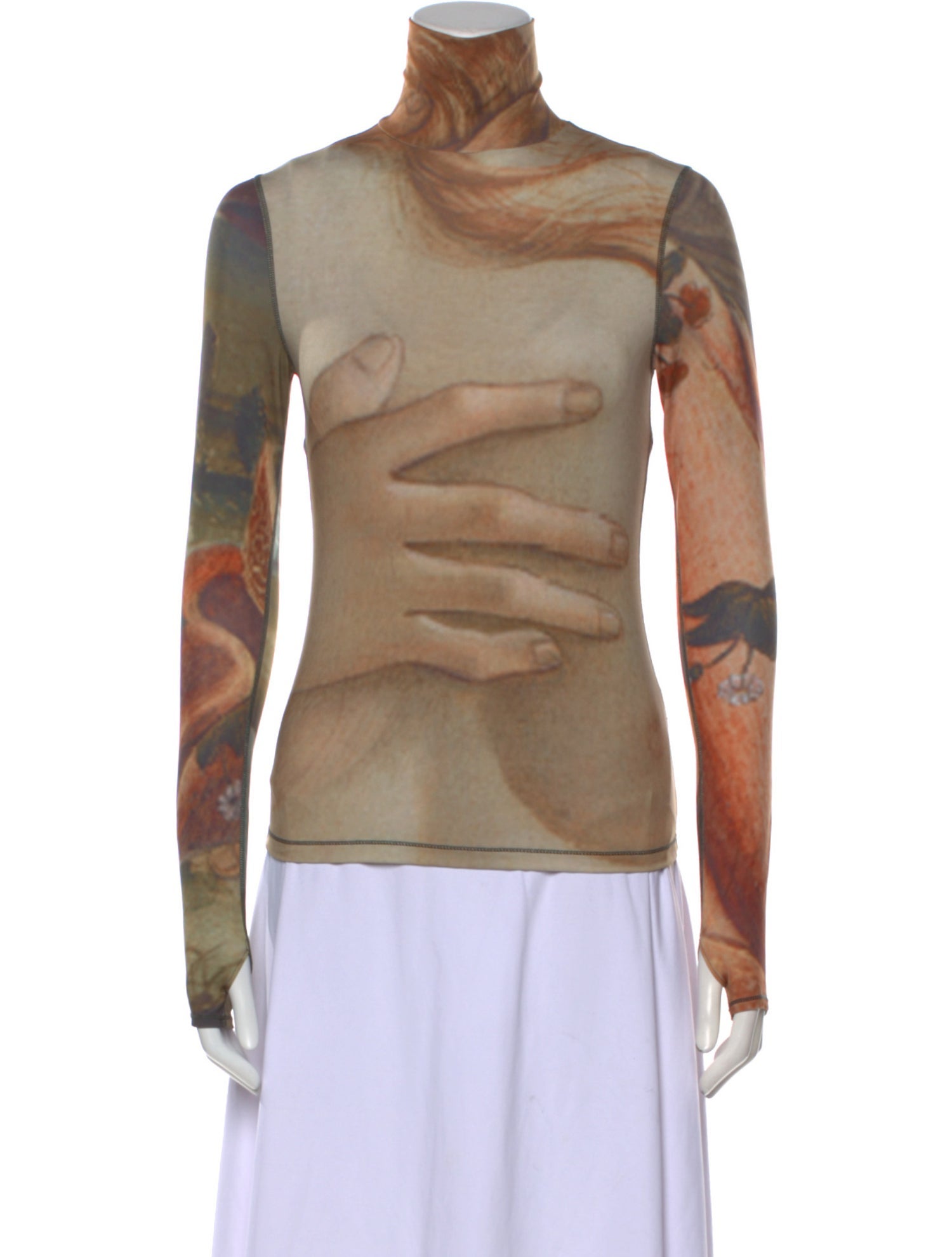 KIMHĒKIM Nylon Printed Top