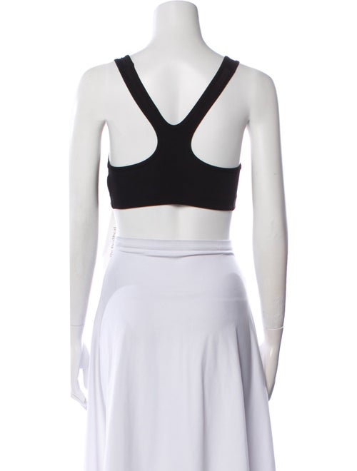 KIMHĒKIM Graphic Print Scoop Neck Crop Top