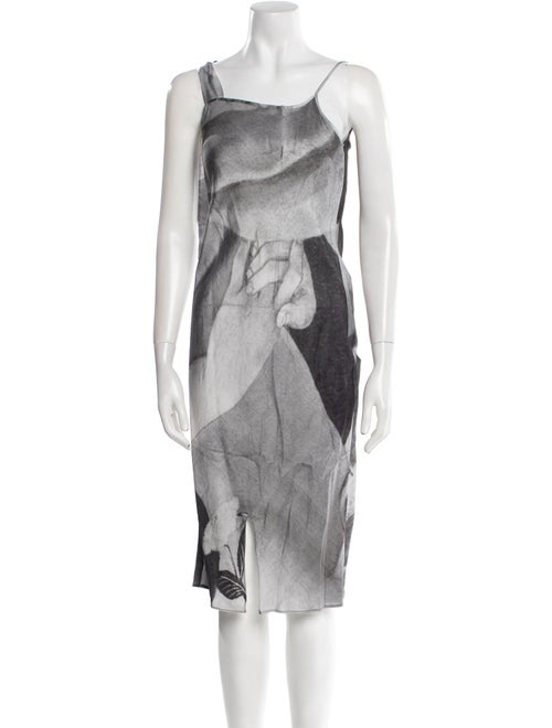 KIMHĒKIM Printed Midi Length Dress