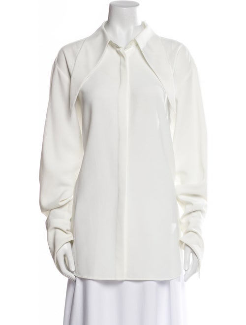 KIMHĒKIM Long Sleeve Button-Up Top