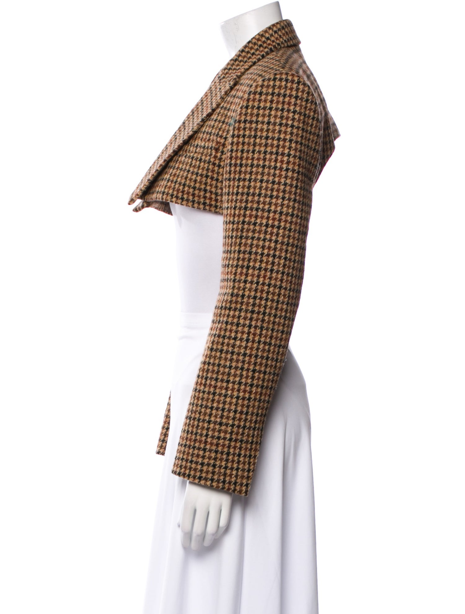 KIMHĒKIM Wool Houndstooth Print Blazer