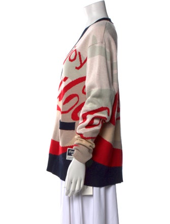 KITH x Mitchell & Ness Striped V-Neck Sweater