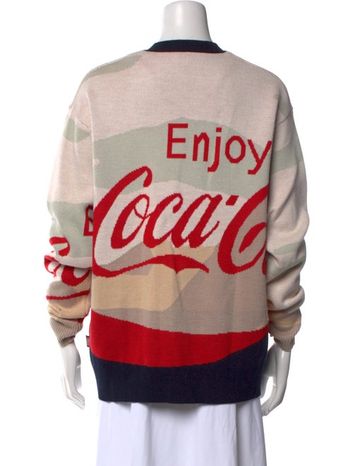 KITH x Mitchell & Ness Striped V-Neck Sweater