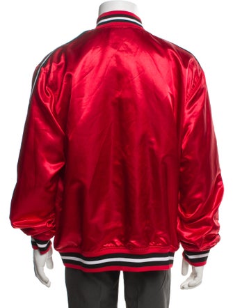 KITH x Mitchell & Ness Striped Varsity Jacket