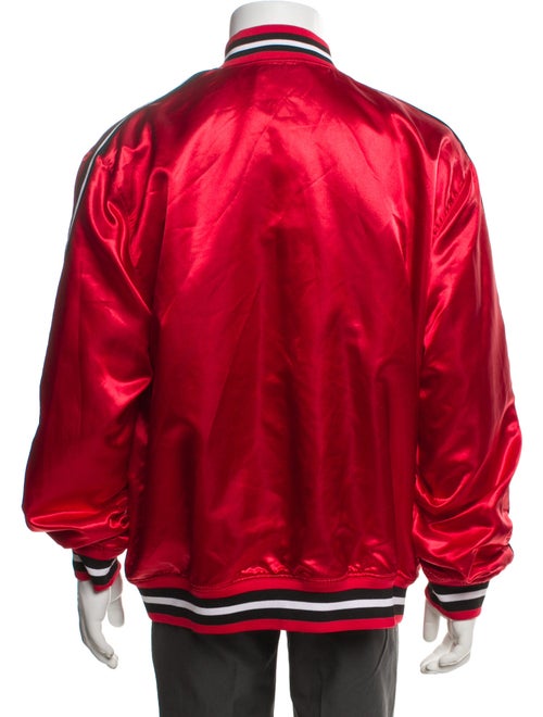 KITH x Mitchell & Ness Striped Varsity Jacket