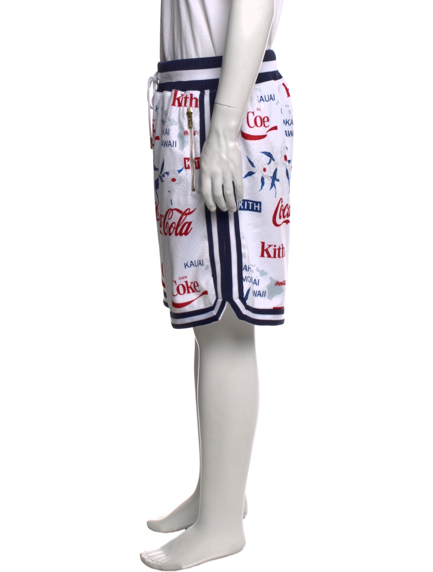 KITH x Mitchell & Ness Graphic Print Jogger Shorts