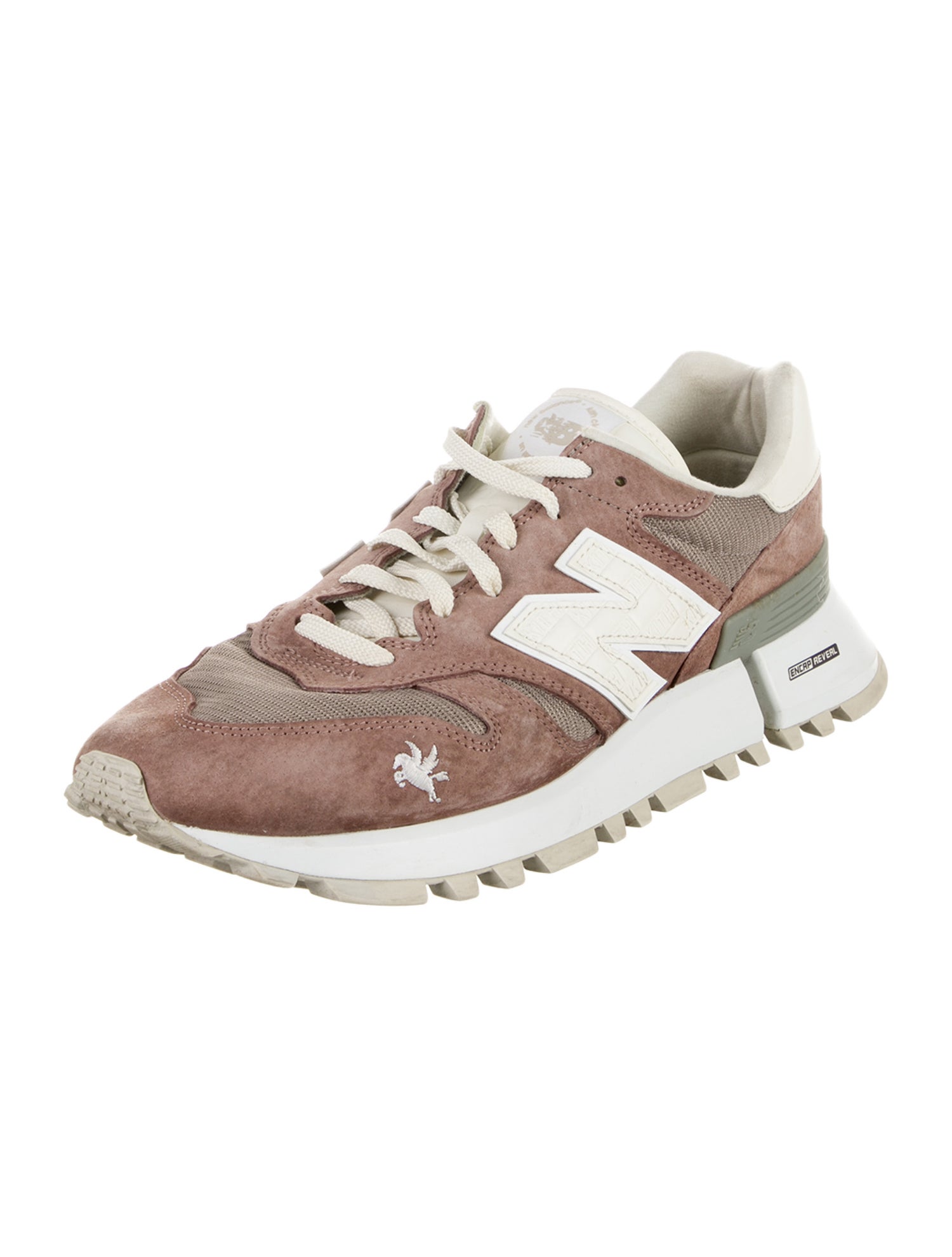 KITH x New Balance Suede Printed Athletic Sneakers