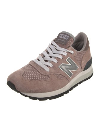 KITH x New Balance Suede Graphic Print Athletic Sneakers