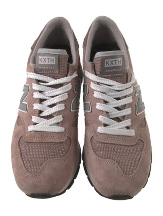 KITH x New Balance Suede Graphic Print Athletic Sneakers