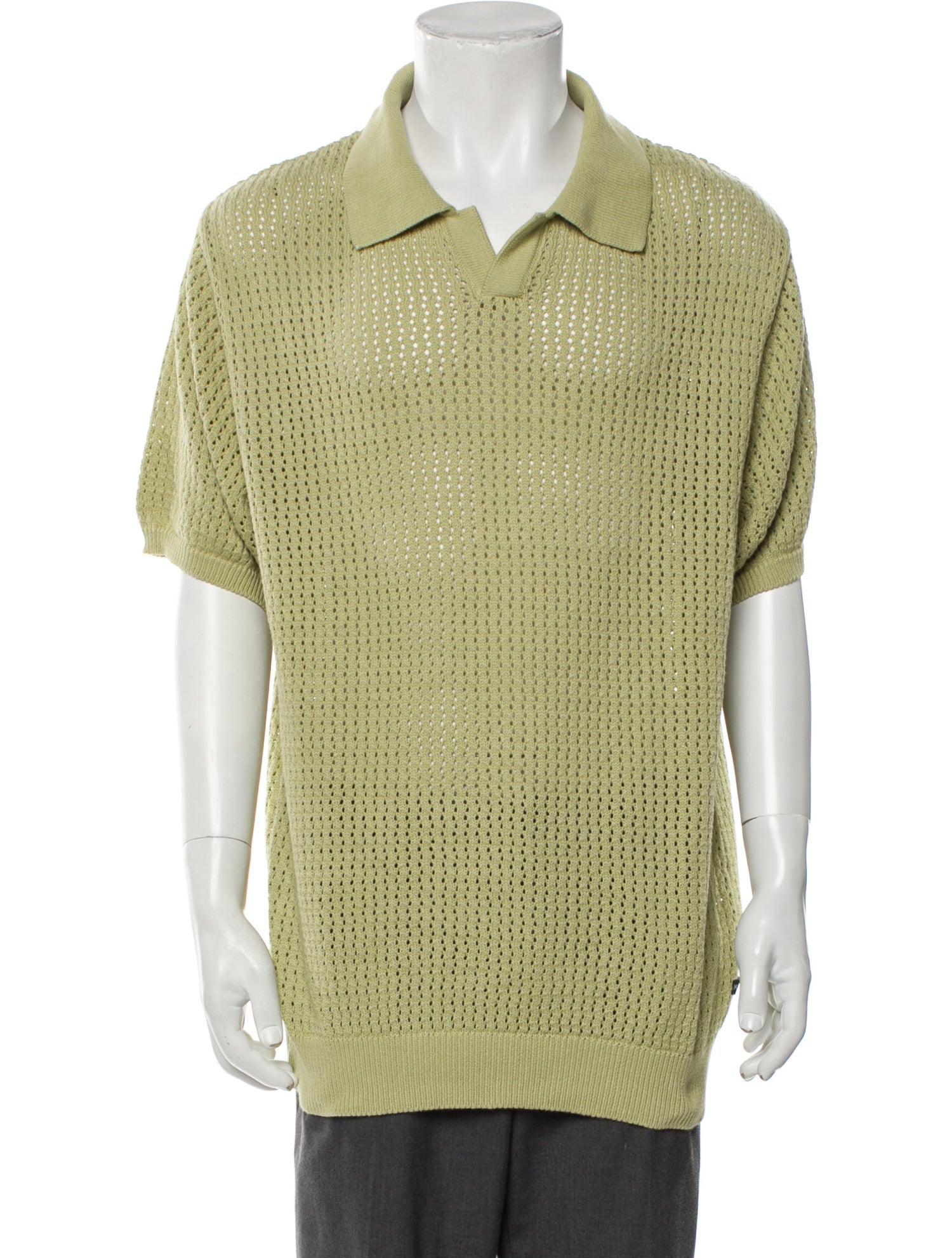 Knickerbocker V-Neck Short Sleeve Polo Shirt