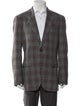 KNOTSTANDARD Wool Plaid Print Coat