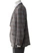 KNOTSTANDARD Wool Plaid Print Coat