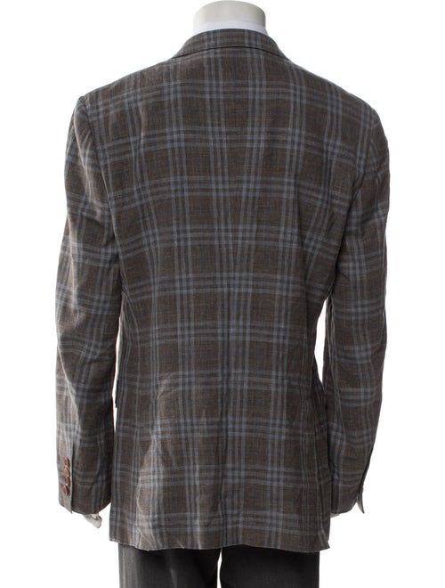 KNOTSTANDARD Wool Plaid Print Coat