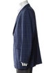 KNOTSTANDARD Wool Plaid Print Blazer