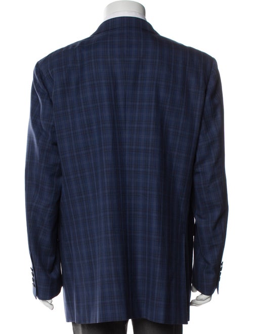 KNOTSTANDARD Wool Plaid Print Blazer
