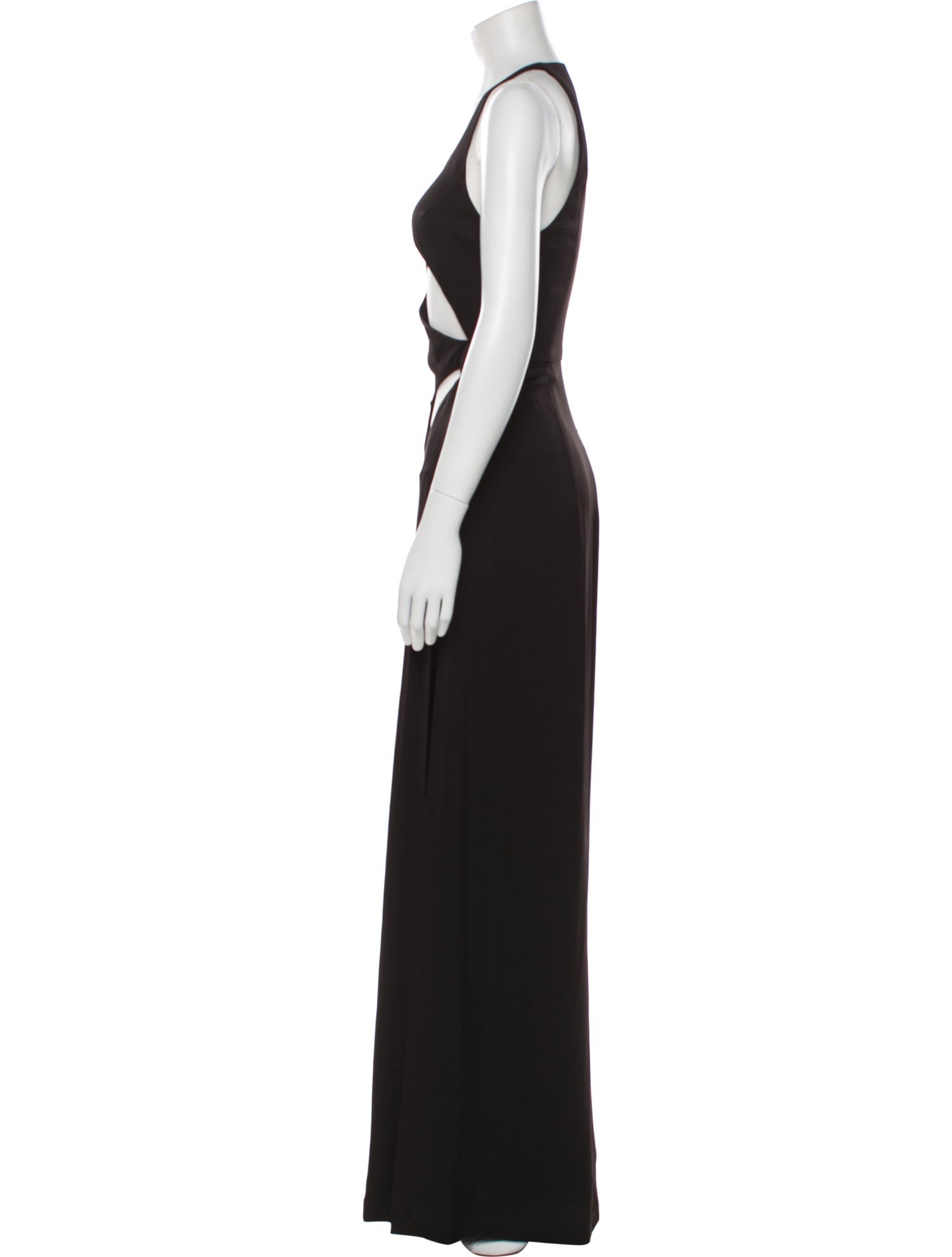 k.ngsley Scoop Neck Long Dress