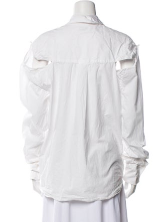 k.ngsley Long Sleeve Button-Up Top