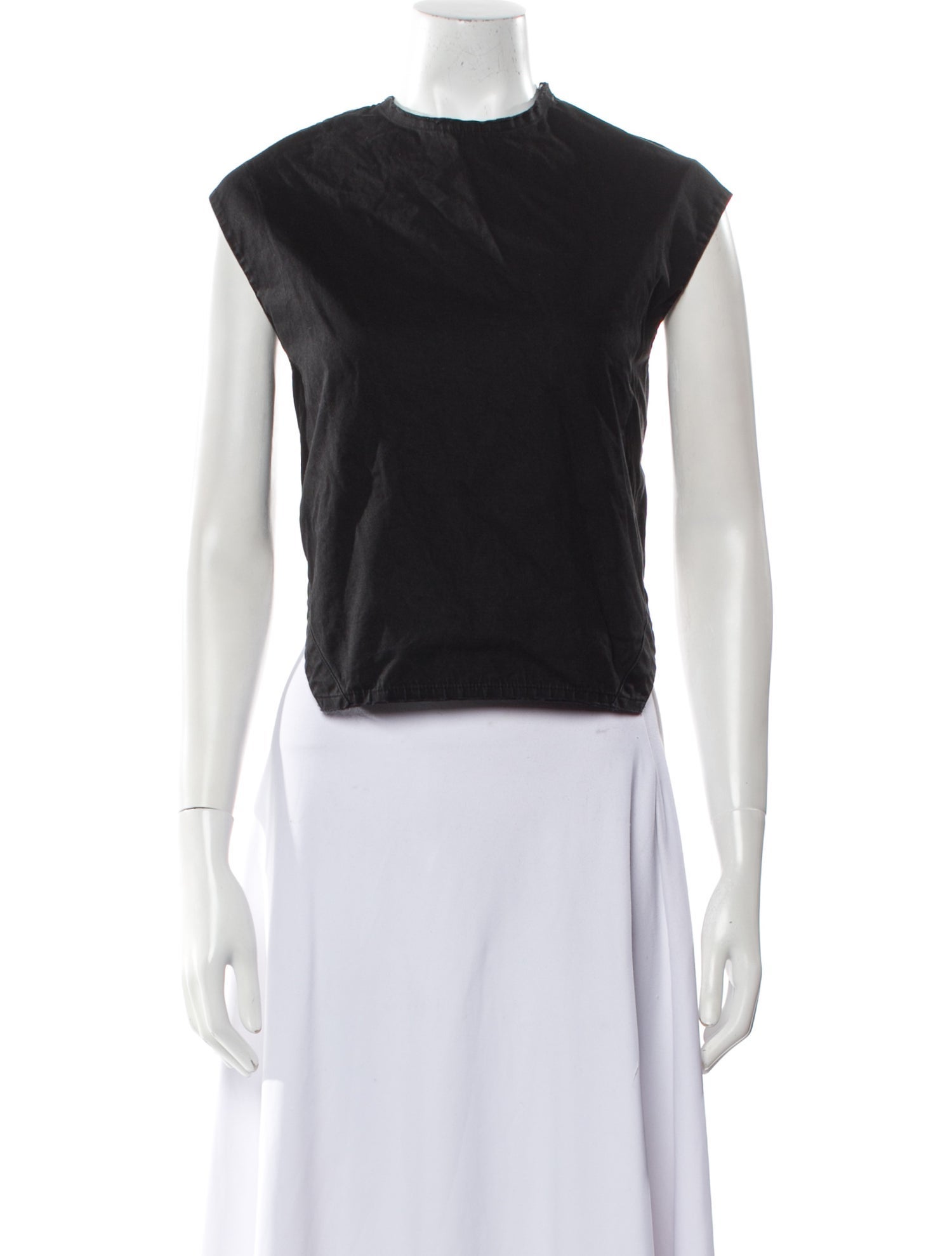 k.ngsley Crew Neck Short Sleeve Crop Top