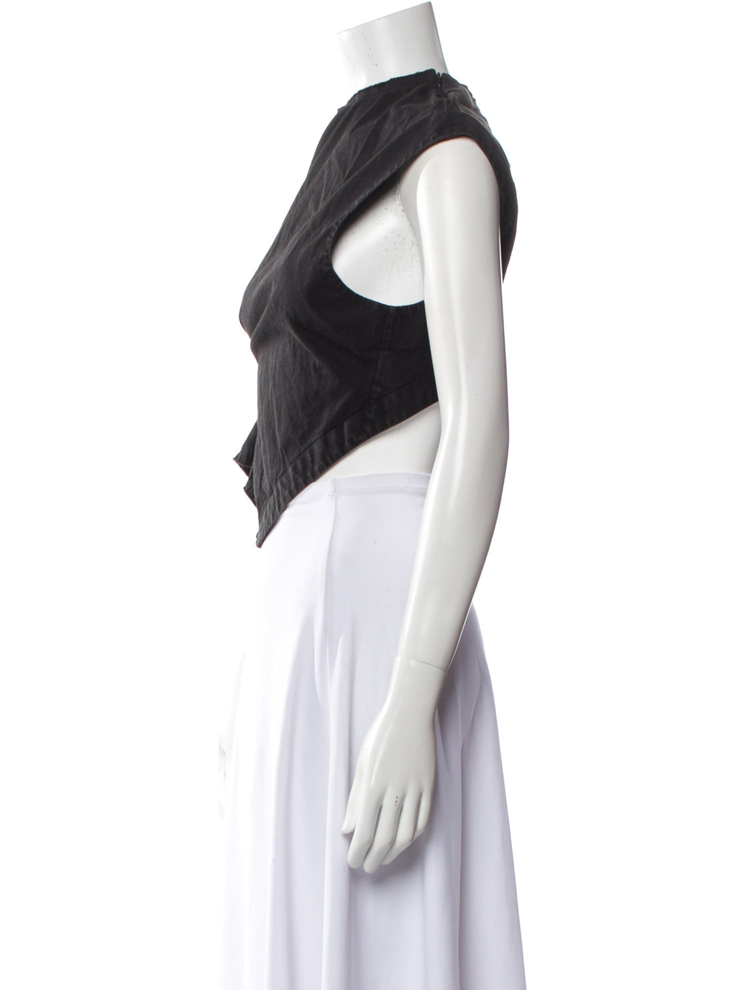 k.ngsley Crew Neck Short Sleeve Crop Top