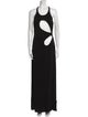 k.ngsley Scoop Neck Long Dress