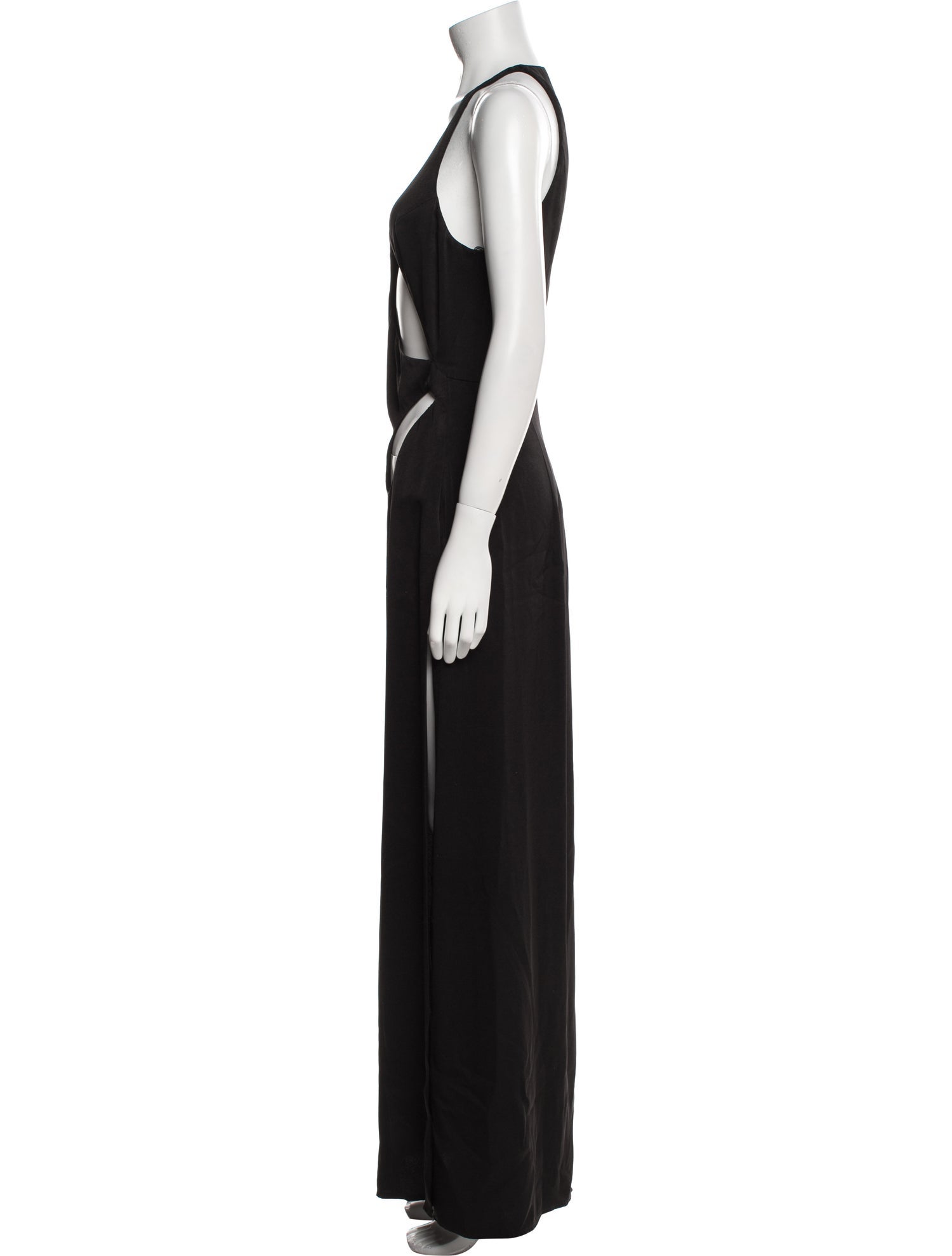 k.ngsley Scoop Neck Long Dress