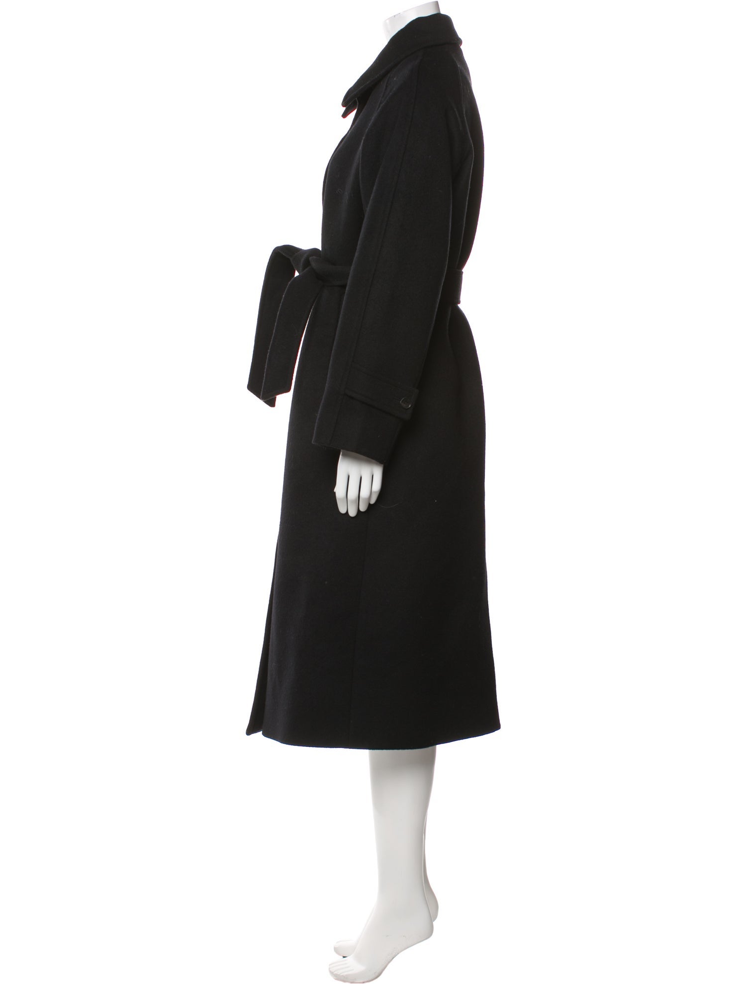 Kindersalmon Cashmere Trench Coat